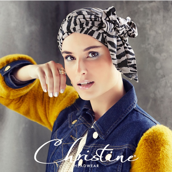 Karla V Scarf Zebra prints Christine headwear